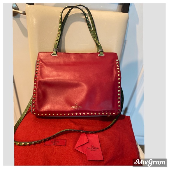 🎈Sold xtra pics valentino Colorblock Rockstud - Picture 4 of 16